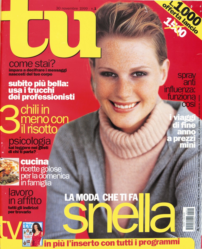 Cover of the first issue of Tu (30 November 1999)