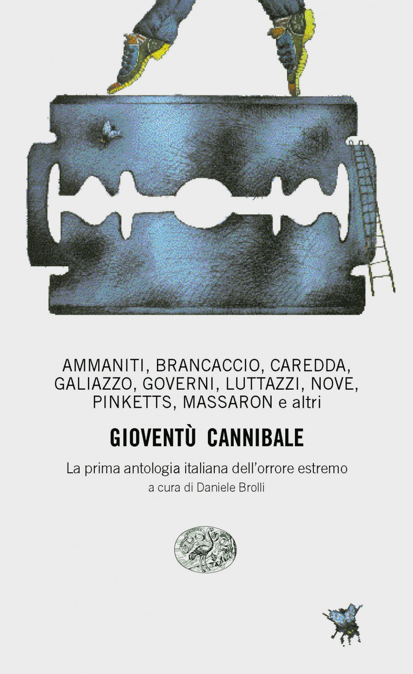 Gioventù cannibale, first Italian anthology of extreme horror, was published among the first titles in Einaudi Stile libero series founded in 1995. Image licensed under CC BY-SA 4.0