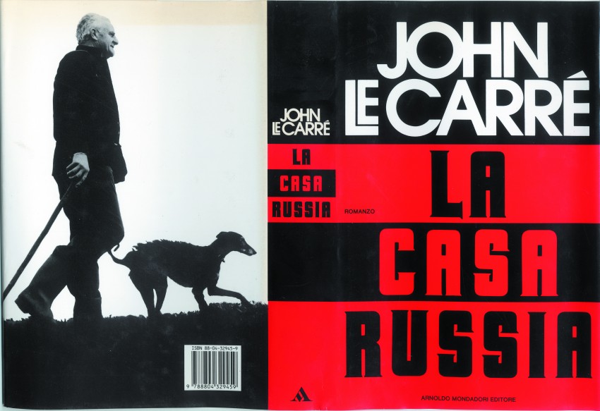 Cover of John Le Carré The Rrssia House, published by Mondadori in 1989 Image licensed under CC BY-SA 4.0
