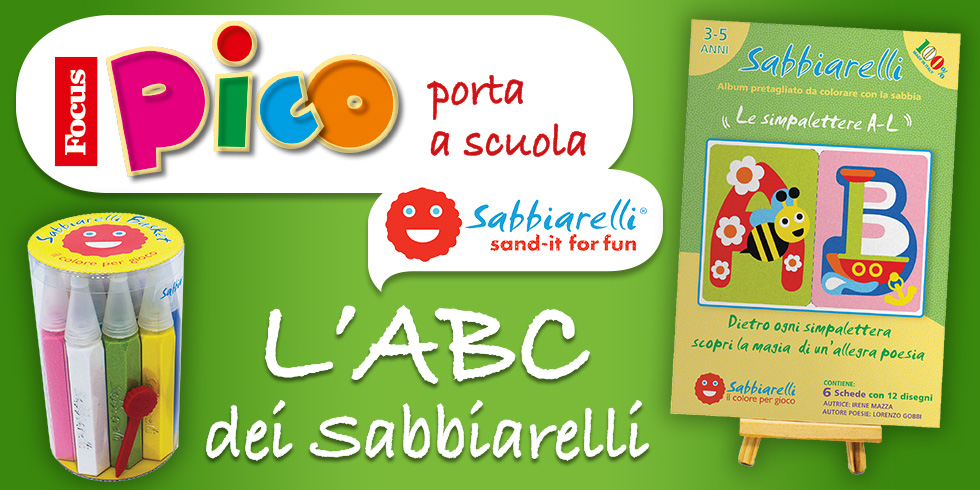 Focus Pico porta nelle scuole per l'infanzia L'ABC dei Sabbiarelli