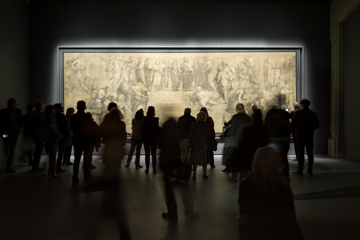 Cartone di Raffaello - foto Gianluca Di Ioia