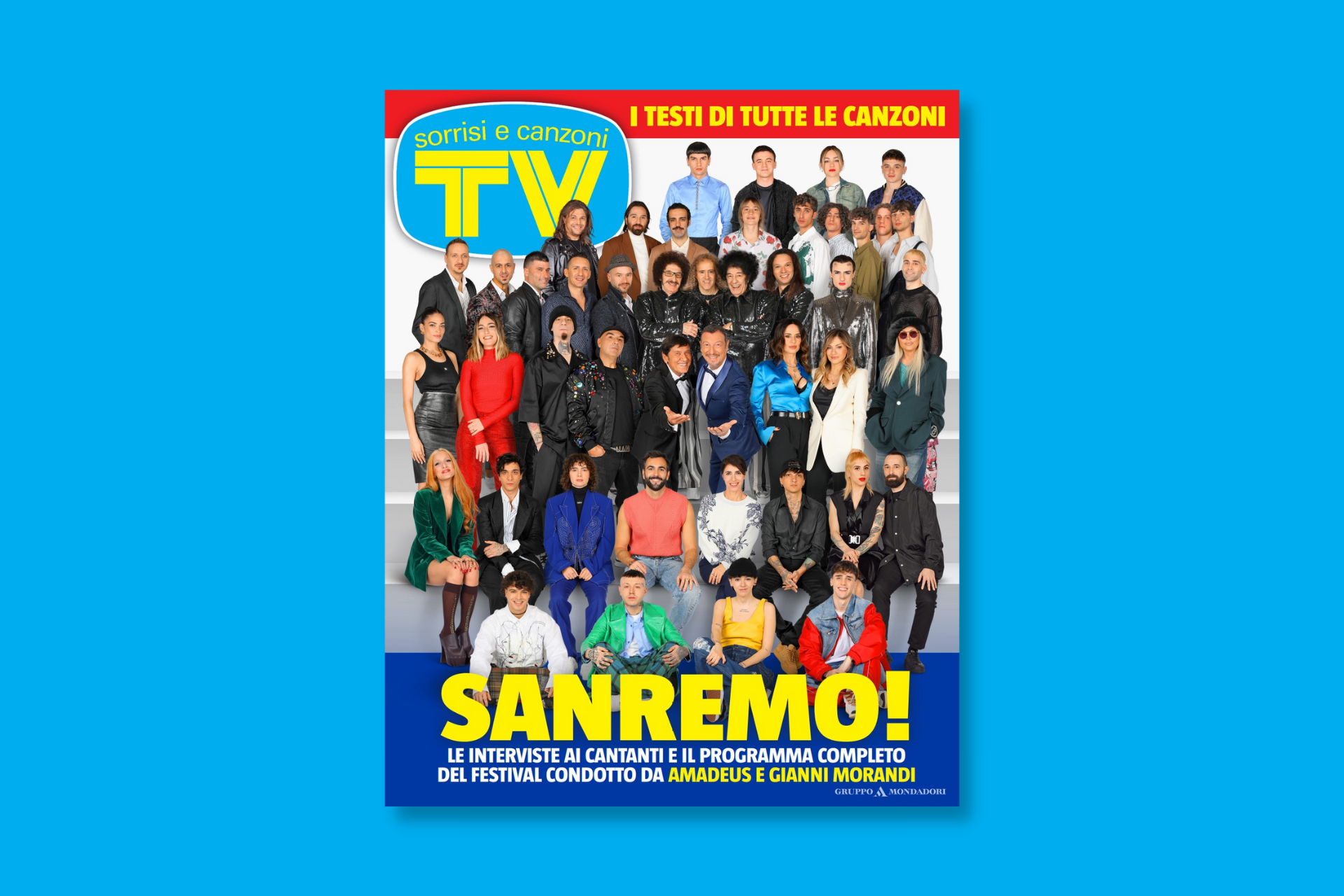 Tv Sorrisi e Canzoni will be a protagonist of the Sanremo Festival Gruppo Mondadori