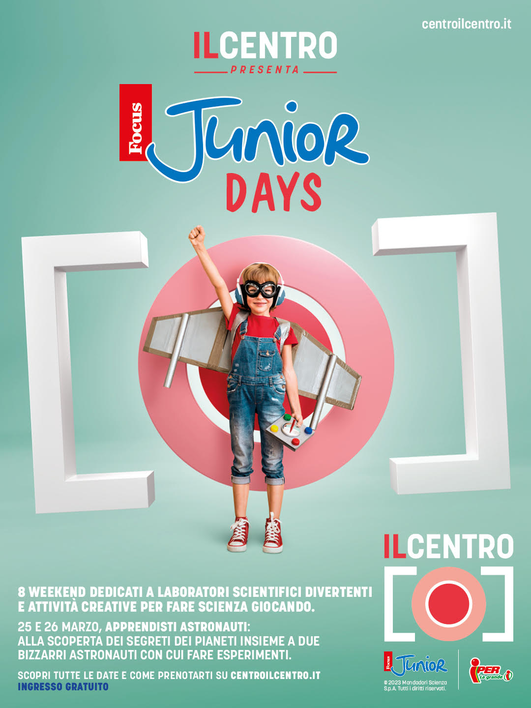 Focus Junior Days è il nuovo progetto-evento dedicato ai bambini e alle famiglie