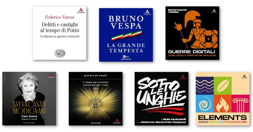 I primi podcast Mondadori Studios: libri e Original